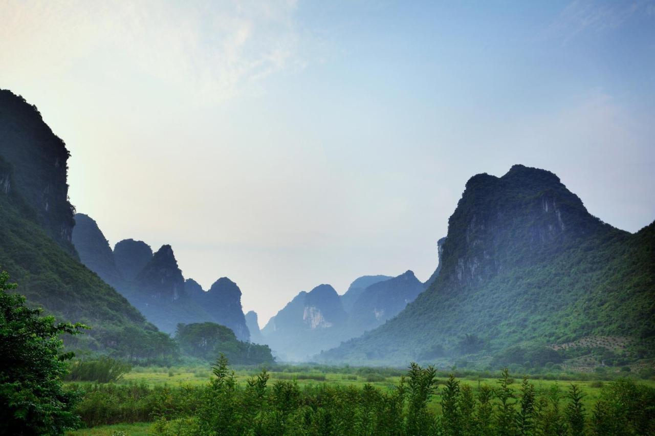 Blue Sky Hotel Yangshuo Bagian luar foto