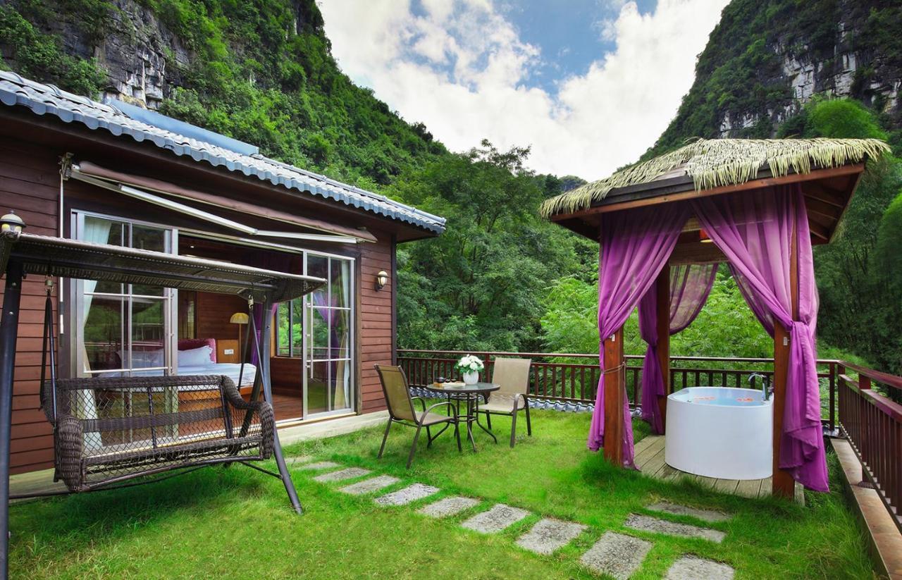 Blue Sky Hotel Yangshuo Bagian luar foto