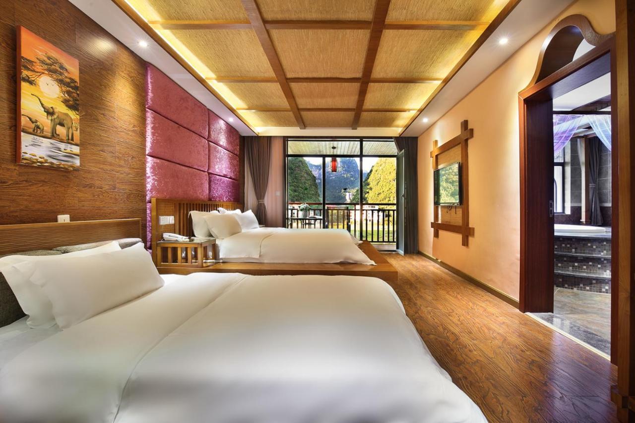 Blue Sky Hotel Yangshuo Bagian luar foto