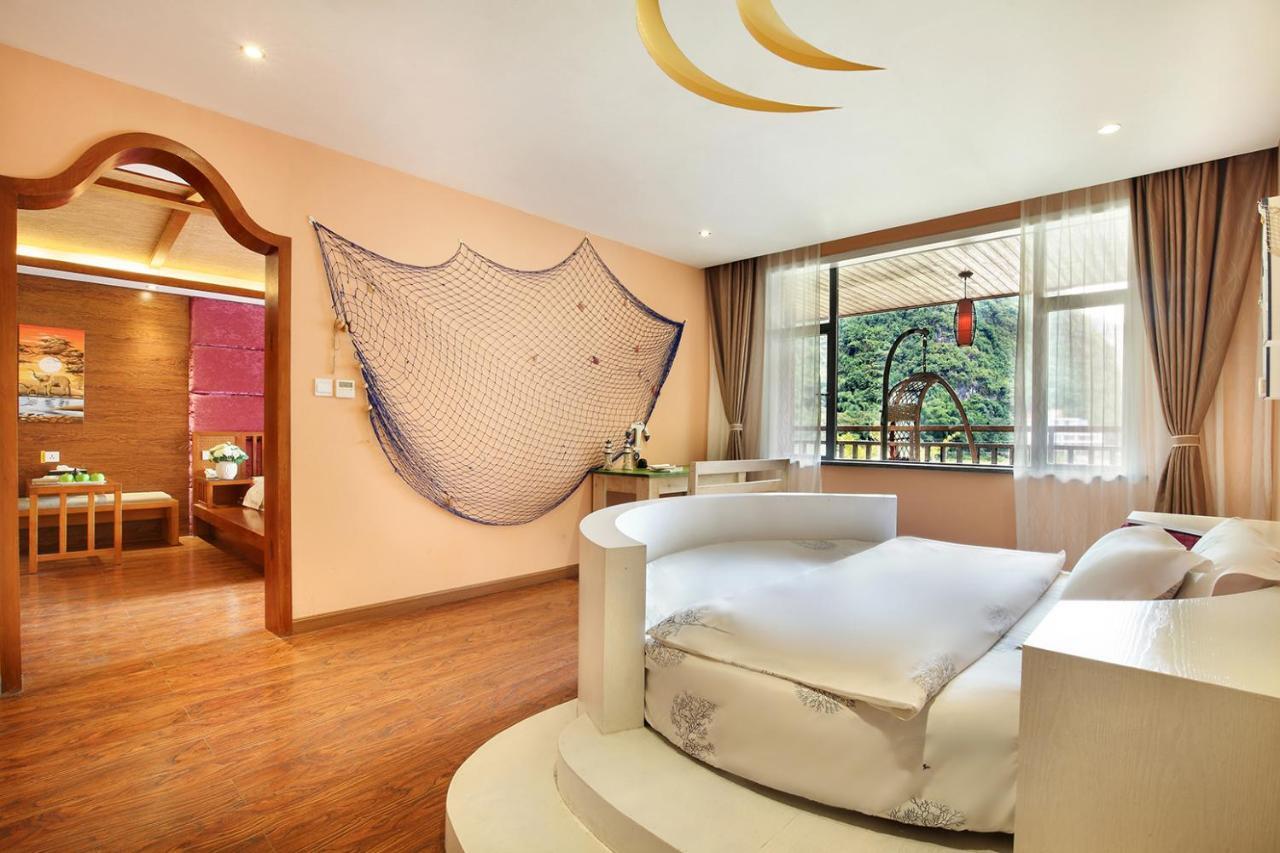 Blue Sky Hotel Yangshuo Bagian luar foto