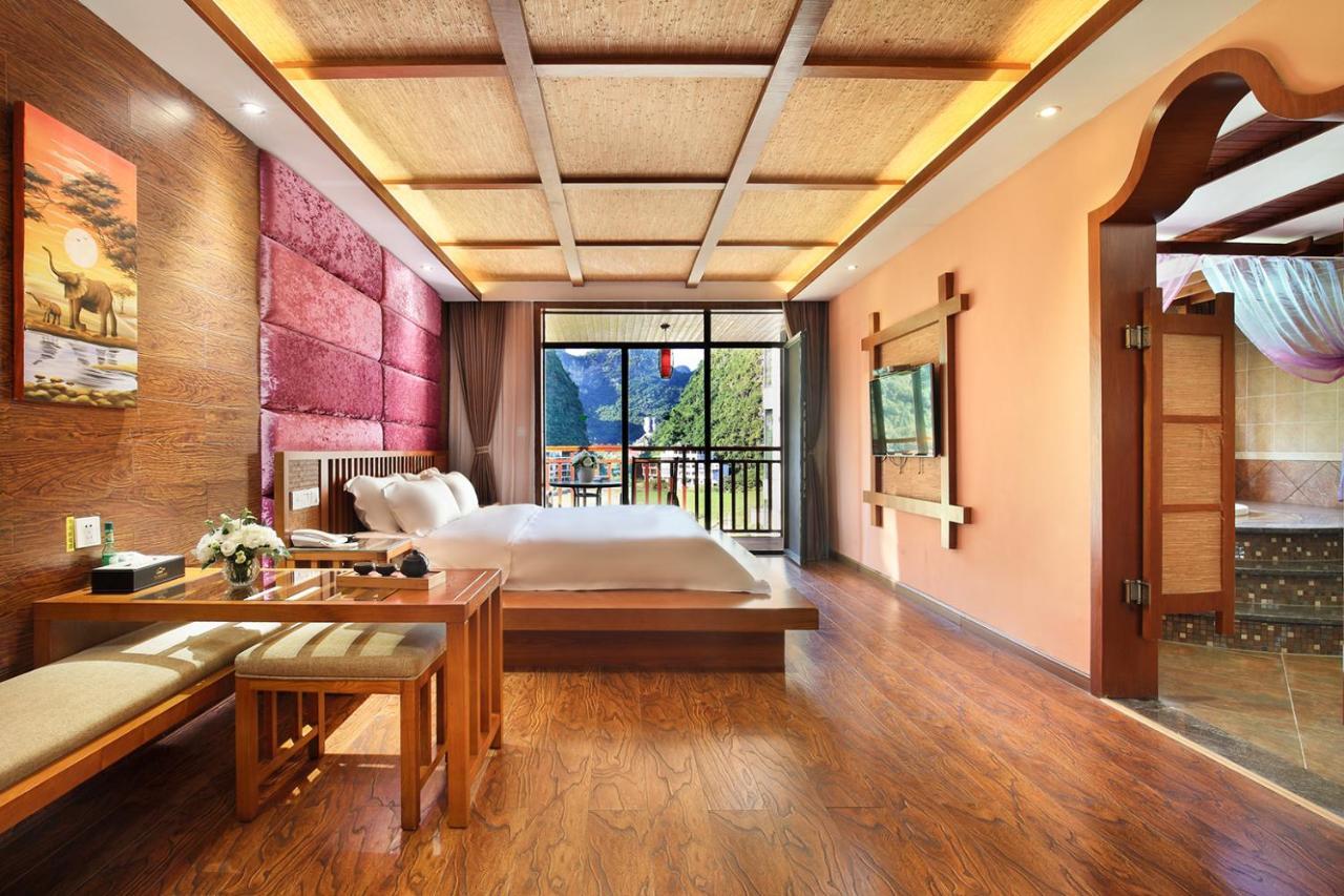 Blue Sky Hotel Yangshuo Bagian luar foto